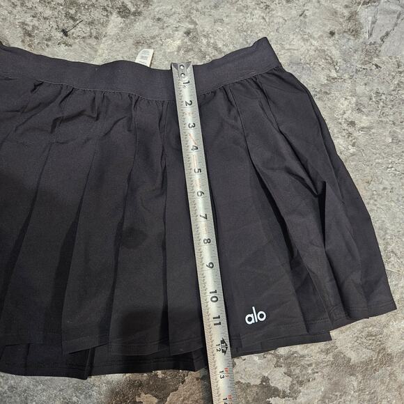 Alo Black Tennis Skirt Activewear Preppy Size Small - Picture 3 of 7